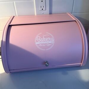 Source Unknown Pink Bakery Bread Box